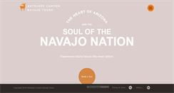 Desktop Screenshot of navajotours.com